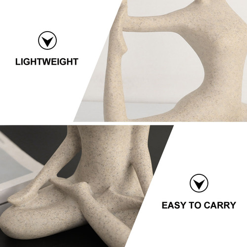 Figura Decorativa De Yoga, 1 Pieza, Escultura De Postura De