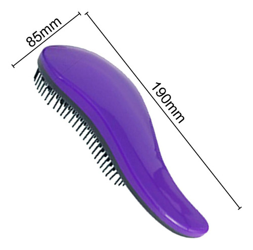Cepillo De Pelo Universal Desenmarañado Salón De Púrpura
