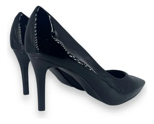 Zapatos De Dama Con Taco De Charol. Comodos Y Livianos. Cuotas