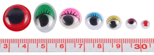 5 Olhos De Segurança Mistos Com Estojo De 400pcs.