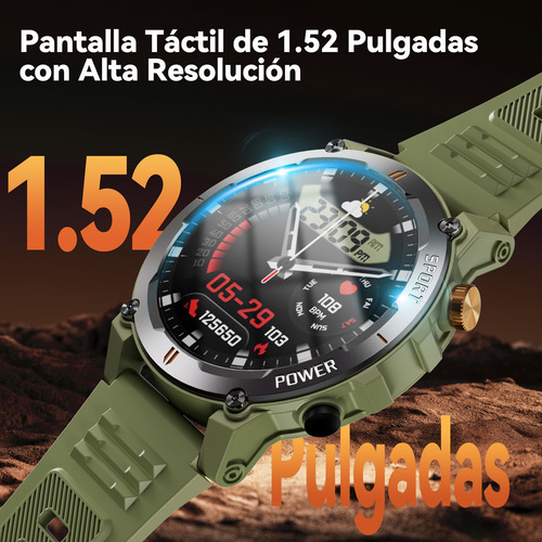 J300 Smartwatch Deportivo - 100+ Modos De Deporte, 7 Días De Batería, Ip68 Impermeable, Monitoreo De Salud & Llamadas Bluetooth Para Aventureros
