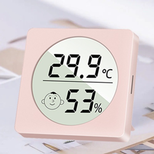 Termohigrómetro Digital Nice-power WS160-Pink color Rosa