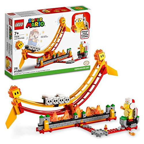 Set De Expansión Lego Super Mario Lava Wave Ride 71416, Con
