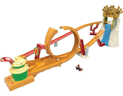 Hot Wheels The Super Mario Bros. Movie Track Set, Jungle Kin