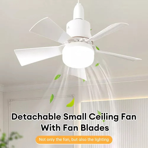 Ventilador De Techo Lampara Moderno Con Luz,control Remoto#a