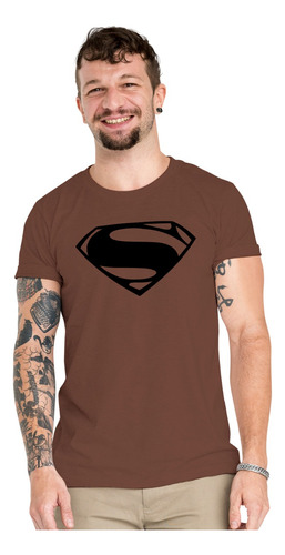 Superman Polera 100% Algodon Organico Premium Dc2