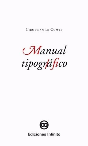 Libro Manual Tipografico De Christian Le Comte