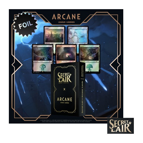 Magic Secret Lair: X Arcane Lands (foil) / Magicsur
