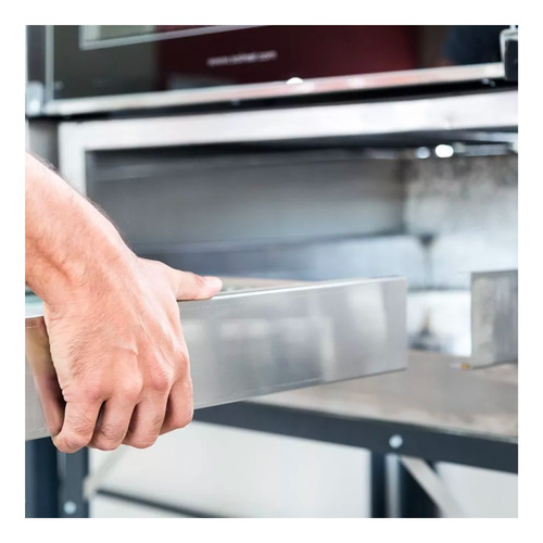 Imagen 2 de 9 de Horno Pizzero Sol Real 6 Moldes Visor Con Parrilla Sin Humo