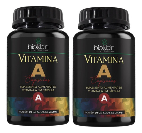Kit 2x Vitamina A 60 Cápsulas - Bioklein