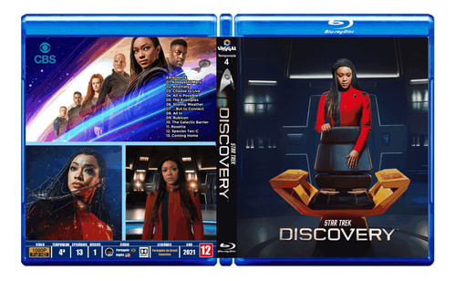 Blu-ray Série Star Trek Discovery - 4ª Temporada - Legendado