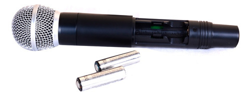 Microfono Inalambrico Mano Doble Uhf/fq Variable Carverpro