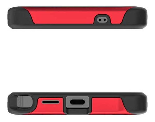 . Funda Ghostek Atomic Para Samsung S25 Ultra Roja Aluminio