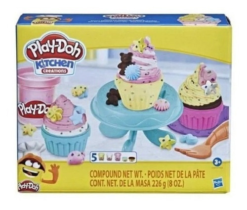 Play Doh Kitchen Cupcakes Coloridos F2929 Hasbro 