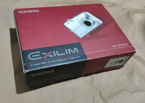 Câmera Digital Casio Exilim Ex-z1050 De 10,1 Mp 3x Leia Ades
