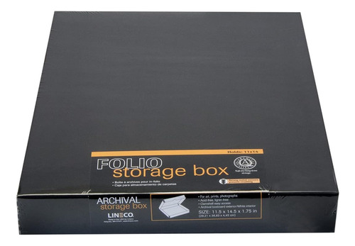 Caja Archivo Con Borde Metálico, 28 X 355 X 45 Cm, Negro