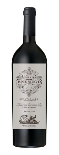 Imagen 1 de 10 de Vino Gran Enemigo Gualtallary Cab Franc 750ml. 100 Pts --