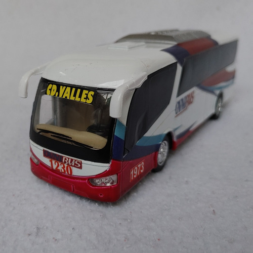 Autobus Ovnibus 18.5cms X 5.5cms Abre Puerta Metalico Nvo