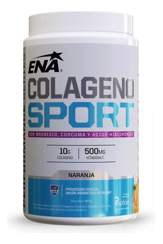 Colageno Sport Ena 407gr Magnesio Curcuma Acido Hialuronico 