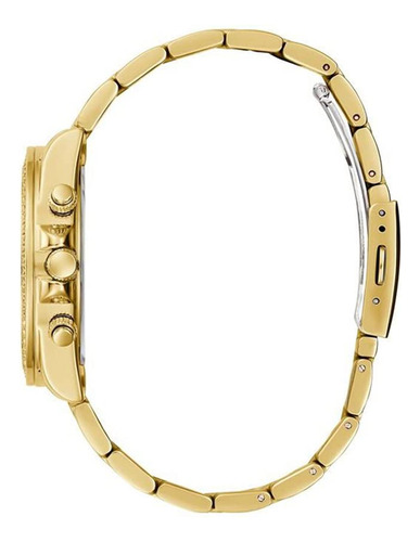 Reloj Guess Para Mujer, Caja Dorada De 38 Mm, Esfera Champán