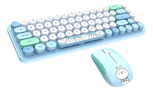 Mofii I-dou Pro Inalámbrico Kb&ms Azul Qwerty