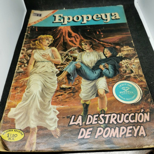 Comic Epopeya #170 La Destruccion De Pompeya Editorial Novar