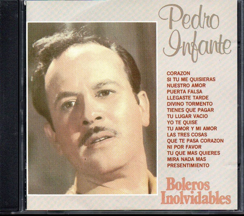 Pedro Infante Boleros Inolvidables& Mañanitas 2cds Como Nuev