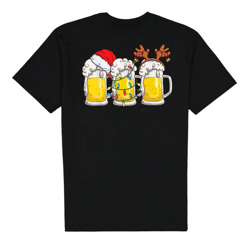 Camisetas De Cerveza De Navidad- Playera Navideña