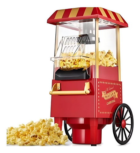 Máquina De Palomitas Aicok Retro - Mp0090 Reacondicionado Rojo (Usado)
