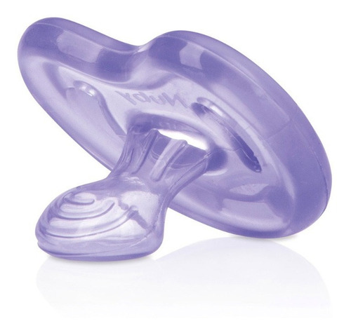 Chupon De Silicon Nuby Ortodontico 2pz Color Rosa Período De Edad 0-6 Meses