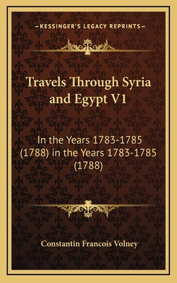 Libro Travels Through Syria And Egypt V1: In The Years 17...