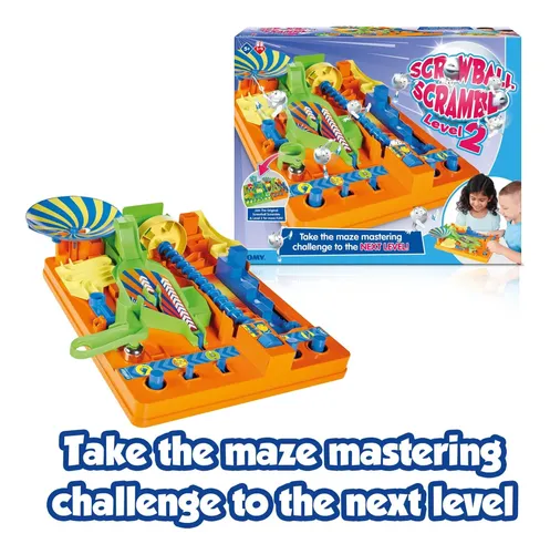 Jogo Marble Run Tomy Screwball Scramble Para 2 Crianças Com