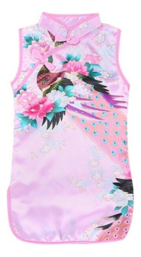 Kimonos Chinita Disfraz Vestido 4colores Para Niña Importado