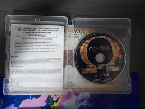 God Of War Ascension Ps3 Mídia Física (Usado)