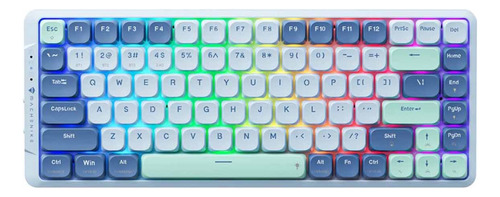 Teclado Gamer Machenike Air50 Switch Red Indigo Gray Blue