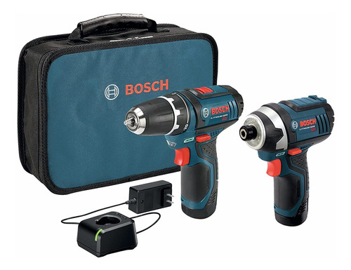 Taladro Y Destornillador Bosch Inalámbricos 12v Con Cargador