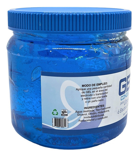 Gel Conductor Facial Y Corporal Electroestimulador 1000ml Fragancia Neutra