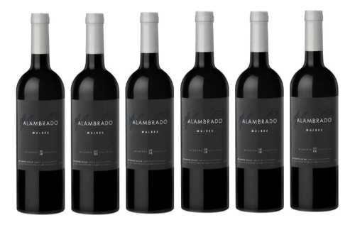 Vino Alambrado Malbec 750ml Tinto Caja X6 Fullescabio