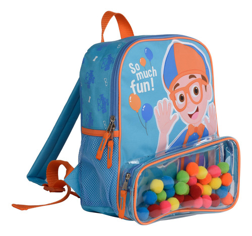 Mochila Blippi Con Sonido Para Niños Y Niñas, Parte Delanter