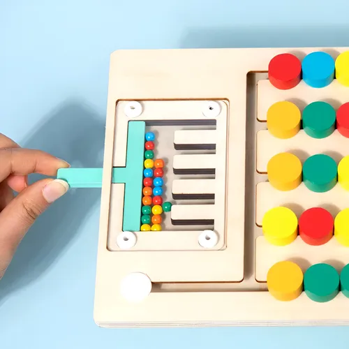 Juego Tablero Colores Encastre Figuras Logica Desarrollo
