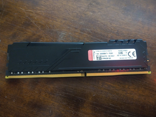 Imagem 2 de 3 de Memória Ram Hyperx Fury, 8gb, 2666mhz, Ddr4