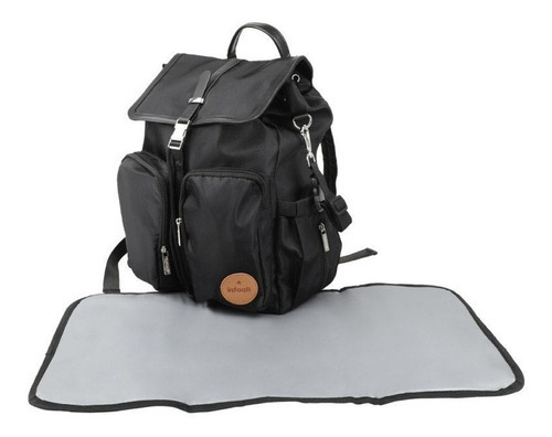 Mochila Maternal Pañalera Infanti Nuit Color Negro