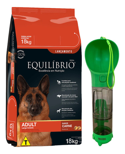 Comida Perro Adulto Raza Grande Equilibrio Sabor Carne 18 Kg