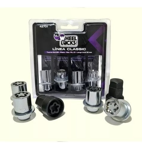 Antirrobo De Ruedas Wheel Locks Classic Hilux Yaris Etios