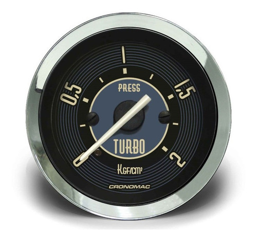 Relógio Pressão Turbo 52mm Mec 2kg Vw Fusca/ Kombi/ Brasilia