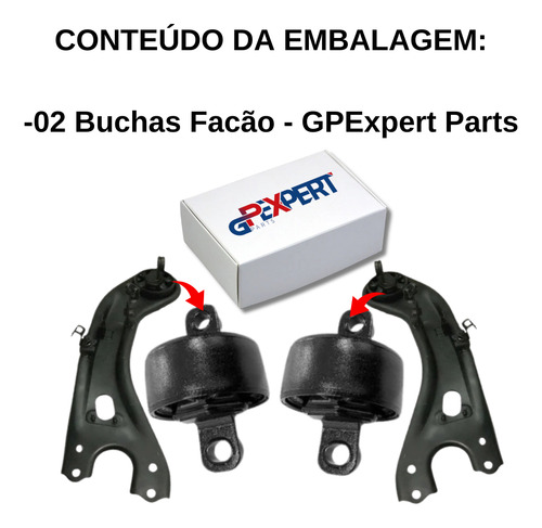 Kit Completo Bucha Coxim Braço Da Traseira Ix35 Sportage 10/