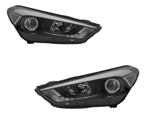 Par Farol Tucson 2017 18 19 20 21 2022 Eletrico Com Motor