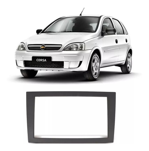 Moldura Dvd 2din Vectra Corsa Montana Meriva - Grafite