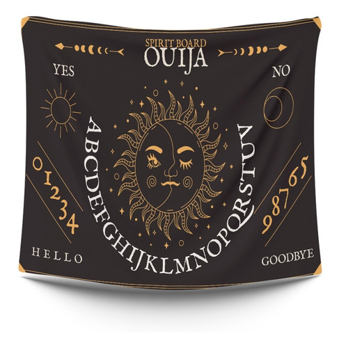 Tela Decorativa Sol Ouija Tapiz Manta Gruesa Premium 130x150