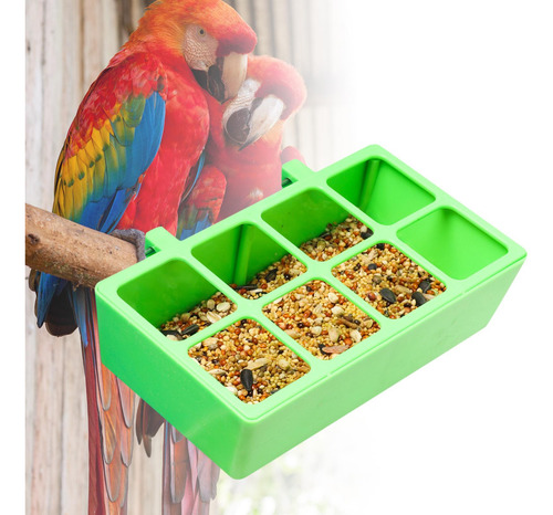 4 Alimentador De Loros De 8 Rejillas, Vasos Colgantes Para
